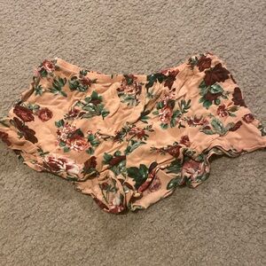 Flower Pajama Shorts